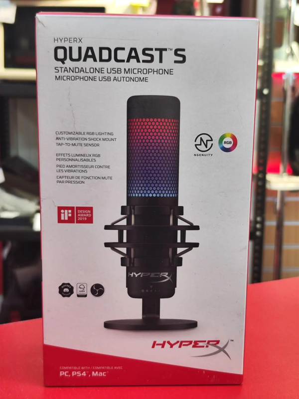 Микрофон HyperX quadcast s